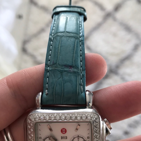 ✨LIKE NEW✨Michele Deco Watch w/Diamonds main image 3